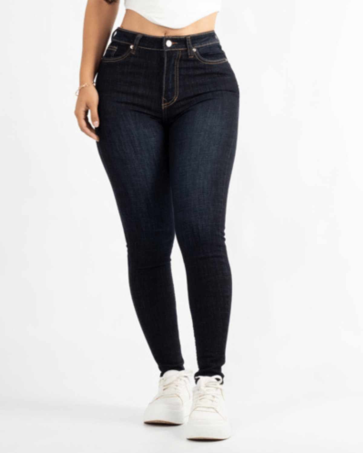 SKINNY JEANS TONO AZUL OSCURO 9126