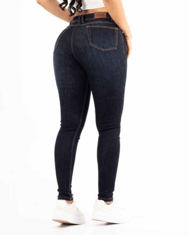SKINNY JEANS TONO AZUL OSCURO 9126