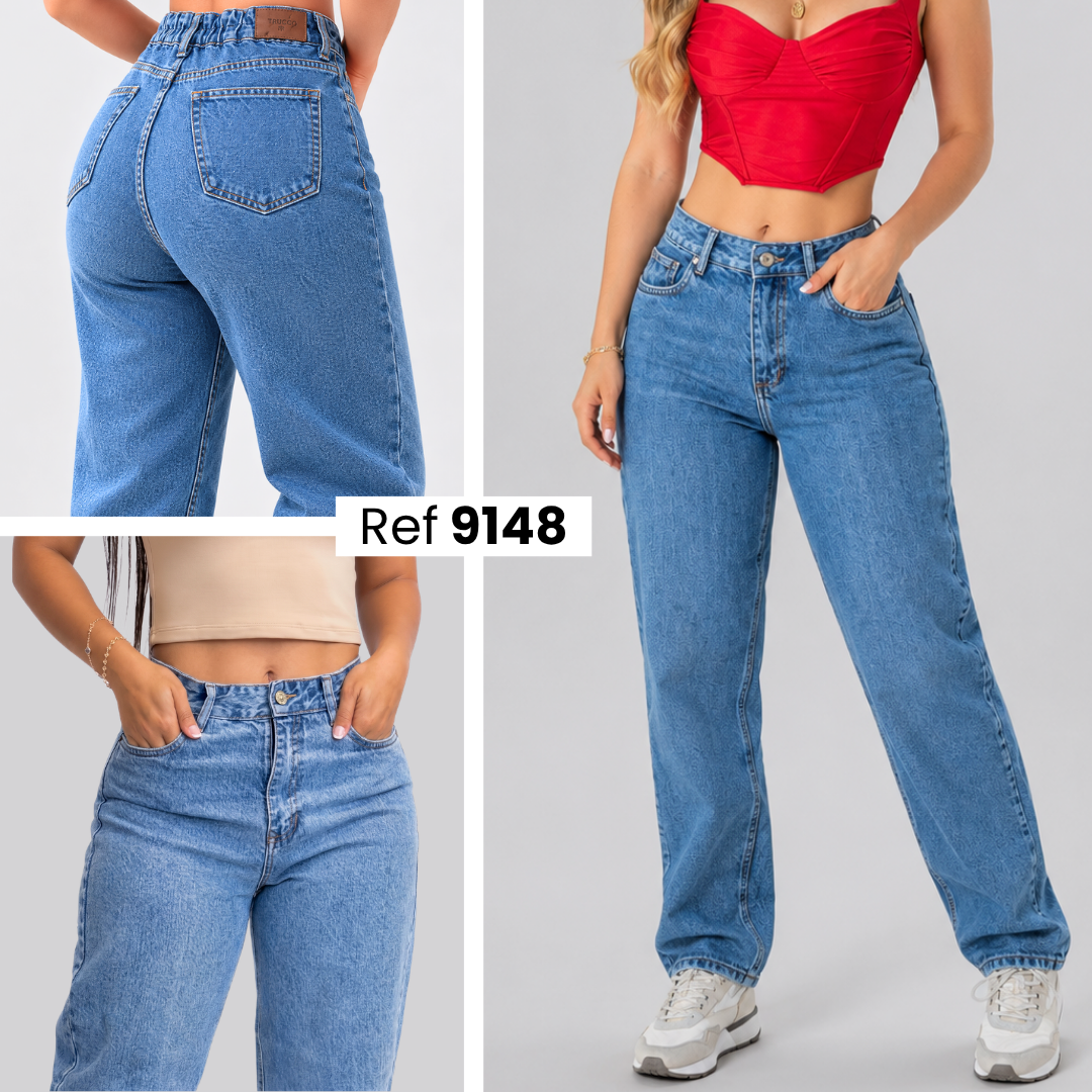 MOM JEANS MOCCA 9209