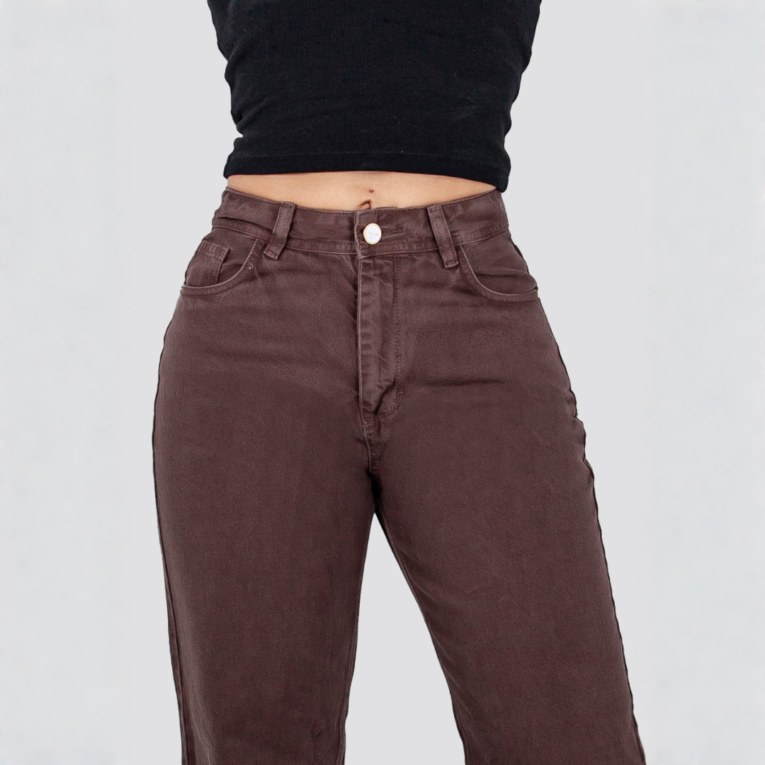 MOM JEANS MOCCA 9209