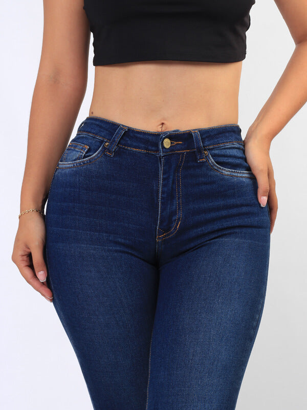 SKINNY SEMI ACAMPANADO OSCURO 9107