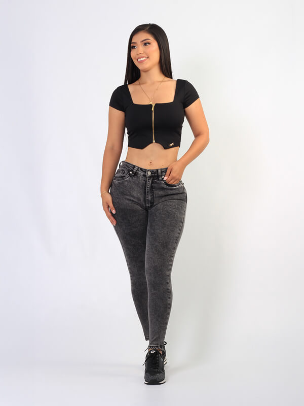 SKINNY JEAN TONO GRIS