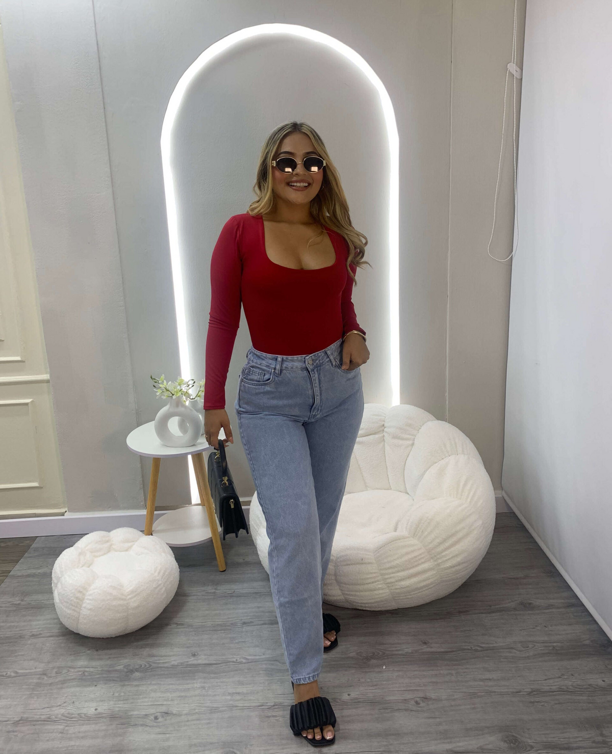 MOM JEANS TONO CLARO 9138