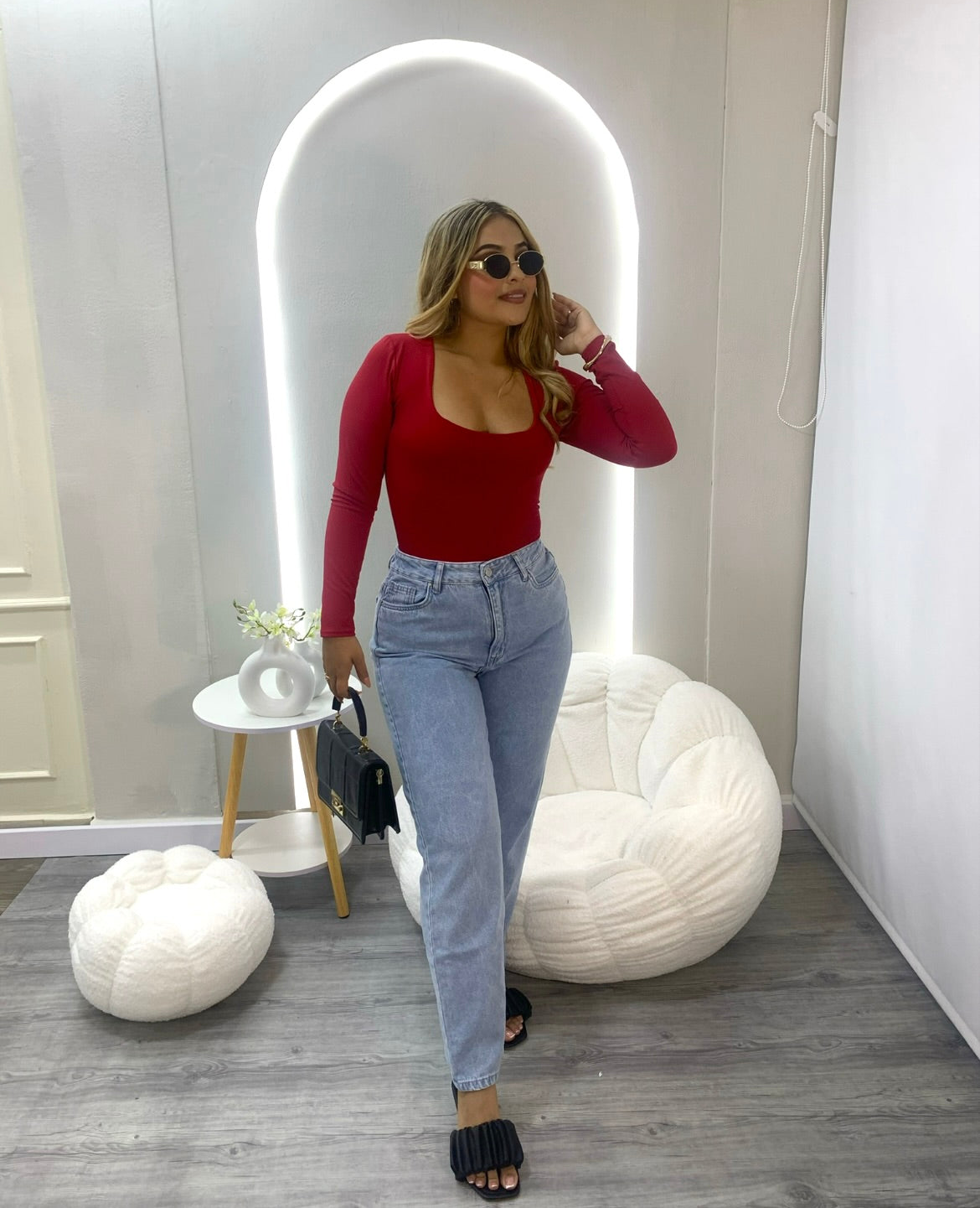 MOM JEANS TONO CLARO 9138